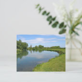 Plattelandsbergrivier Briefkaart (Staand voorkant)