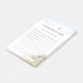 Plattelandsbezoek Retourbezoek Kladblok - Doorgetr Post-it® Notes (Schuin)