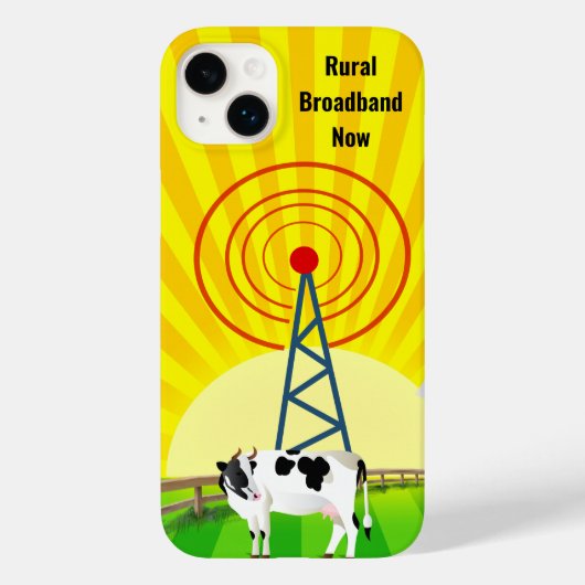 Plattelandsbreedband nu Case-Mate iPhone case (Achterkant)