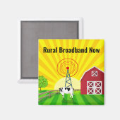 Plattelandsbreedband nu magneet (Voorkant / Achterkant)