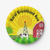 Plattelandsbreedband nu papieren bordje (Voorkant)