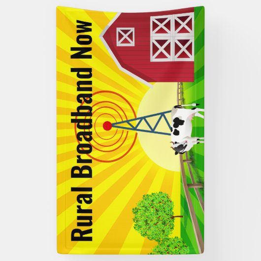 Plattelandsbreedband nu spandoek (Verticaal)