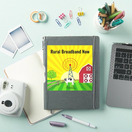 Plattelandsbreedband nu sticker (iPad Cover)