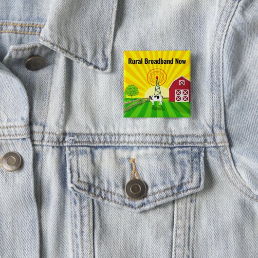 Plattelandsbreedband nu vierkante button 5,1 cm (In situ)