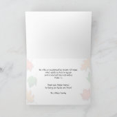 Plattelandsbrug in de Manuscript van de appreciati Bedankkaart (Binnen)