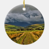 PLATTELANDSCHAAPJE WALES KERAMISCH ORNAMENT (Achterkant)