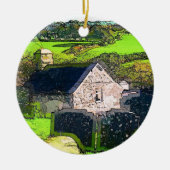 PLATTELANDSCHURCH KERAMISCH ORNAMENT (Voorkant)