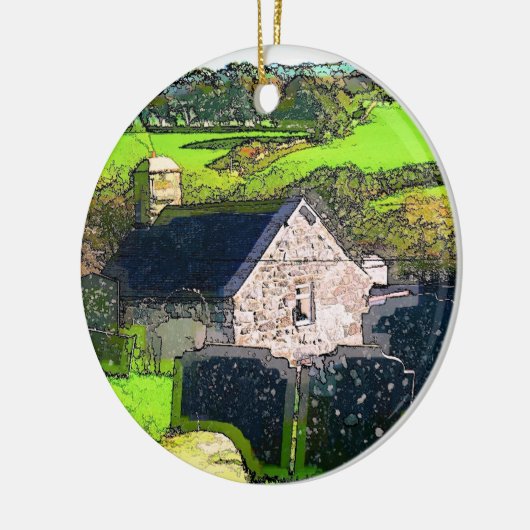 PLATTELANDSCHURCH KERAMISCH ORNAMENT (Links)