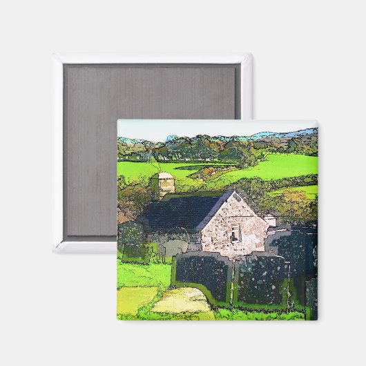 PLATTELANDSCHURCH MAGNEET (Voorkant / Achterkant)