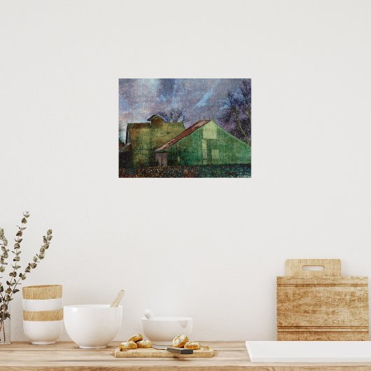 Plattelandsdromen Poster (Keuken)