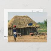 Plattelandsfamilie, Kunene, Angola Briefkaart (Voorkant / Achterkant)