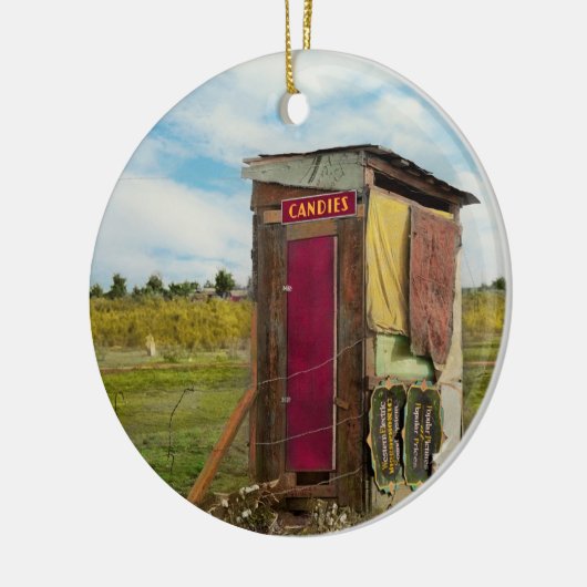 Plattelandsgebied - Buiten - Vrije snoepjes 1939 Keramisch Ornament (Links)