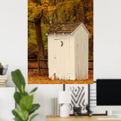 Plattelandsgebied - Buiten - wanneer de natuur roe Poster (Thuiskantoor)