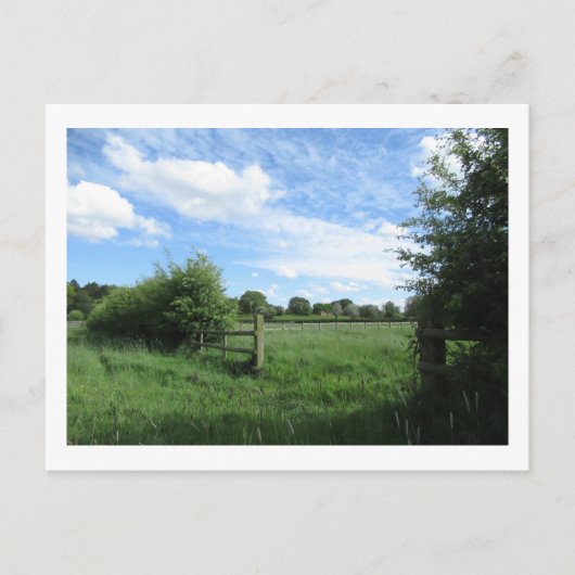 Plattelandsgebied Uitzicht (mei) Briefkaart (Voorkant)