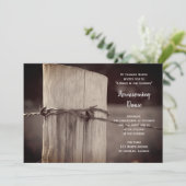 Plattelandshek Post Country Homecomance Dance Kaart (Staand voorkant)