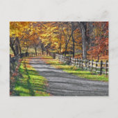 Plattelandsherfst Briefkaart (Voorkant)