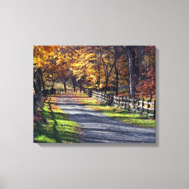 Plattelandsherfst Canvas Afdruk
