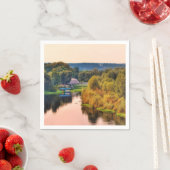 Plattelandsherfst Landschap Papier Napkin Servetten (Insitu)