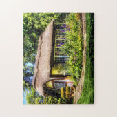 Plattelandshuis met puzzel met een kapend dak (Verticaal)