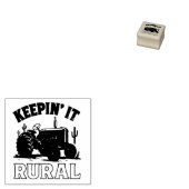 Plattelandshuis Rubberstempel (Gestempeld)