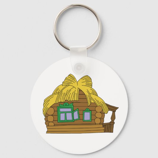 Plattelandshuis Sleutelhanger (Achterkant)