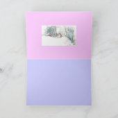 plattelandshuisje feestdagen kaart (Binnen)