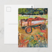 plattelandskarretje, A.I. verbeterde foto Poste Briefkaart (Voorkant / Achterkant)