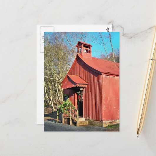 PLATTELANDSKERK BRIEFKAART (Voorkant / Achterkant in situ)