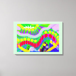 Plattelandskunst Canvas Afdruk