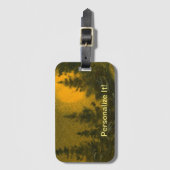 Plattelandslandschap bagagelabel (Voorkant (verticaal))