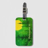 Plattelandslandschap bagagelabel (Voorkant (verticaal))