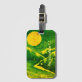 Plattelandslandschap bagagelabel (Voorkant (verticaal))