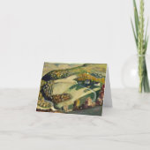 Plattelandslandschap door Grant Wood Bedankkaart (Voorkant)