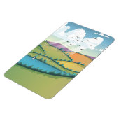 Plattelandslandschap. Magneet (Linkerzijde)