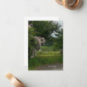 Plattelandslandschap Notitiekaartje (Voorkant / Achterkant in situ)