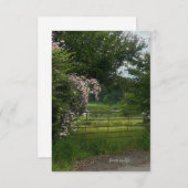 Plattelandslandschap Notitiekaartje (Voorkant / Achterkant)