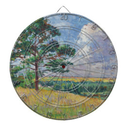 Plattelandslandschap rond Méréville, Frankrijk (ar Dartbord