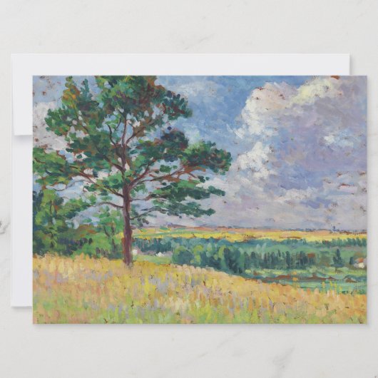 Plattelandslandschap rond Méréville, Frankrijk (ar Kaart (Voorkant)