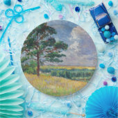 Plattelandslandschap rond Méréville, Frankrijk (ar Papieren Bordje (Feest)