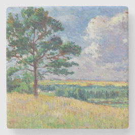 Plattelandslandschap rond Méréville, Frankrijk (ar Stenen Onderzetter