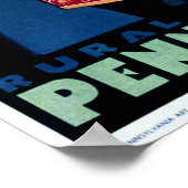 PLATTELANDSPENNSYLVANIA toerisme Adverteren WPA Poster (Hoek)