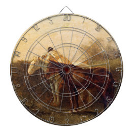 Plattelandsrendez (Romantic Kiss op Horseback) Dartbord