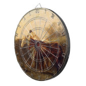 Plattelandsrendez (Romantic Kiss op Horseback) Dartbord (Voorkant Rechts)