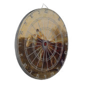 Plattelandsrendez (Romantic Kiss op Horseback) Dartbord (Voorkant Links)