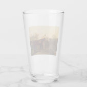 Plattelandsrendez (Romantic Kiss op Horseback) Glas (Achterkant)