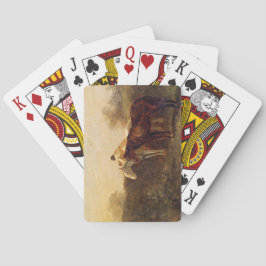 Plattelandsrendez (Romantic Kiss op Horseback) Pokerkaarten