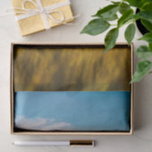 Plattelandsschuur in een Shimmering Gold Wheatfiel Tissuepapier (Geschenk)