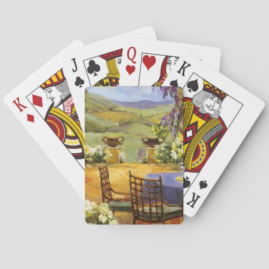 Plattelandsterras Pokerkaarten (Achterkant)