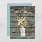 plattelandsuithuwelijks met roestblauwe schuur kaart (Voorkant / Achterkant)