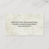 Plattelandsvee Logo | Landbouwgrond Visitekaartje (Achterkant)